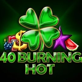 Slots logo of 40 Burning Hot from Amusnet Interactive at Spinoloco Casino