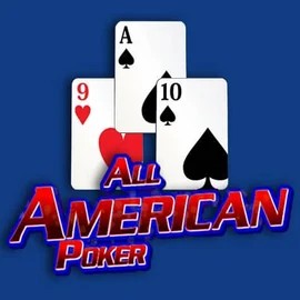 All American Poker slot visual from RTG (Reel Time Gaming) available on sspinoloco.com