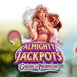 Almighty Jackpots: Garden of Persephone casino game by Novomatic – featured logo at Spinoloco Casino