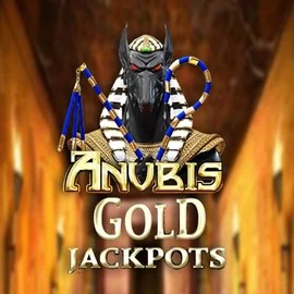 Anubis Gold Jackpots slot logo by Inspired Gaming at Spinoloco Casino