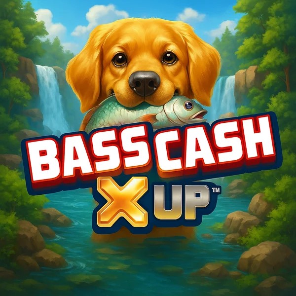 Bass Cash X UP logo by Alchemy Gaming Spinoloco Casino
