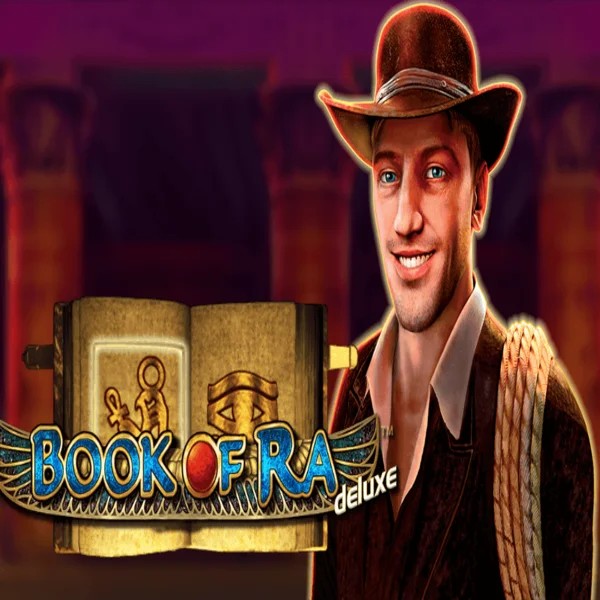 Book of Ra Deluxe game by Novomatic – logo hosted on Spinoloco Casino