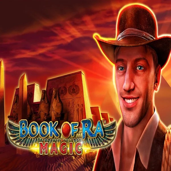 Book of Ra Magic logo – Slots by Greentube at Spinoloco Casino
