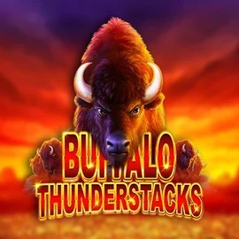 Buffalo Thunderstacks logo – Slots by Amatic Industries at Spinoloco Casino