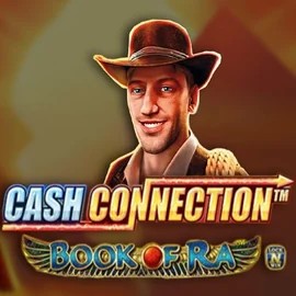 Cash Connection Book Of Ra by Novomatic, showcased at sspinoloco.com – game logo
