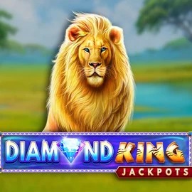 Jackpots logo of Diamond King Jackpots from SpinPlay Games at Spinoloco Casino