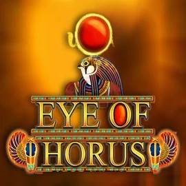 Eye of Horus logo – Slots by RTG (Reel Time Gaming) at Spinoloco Casino