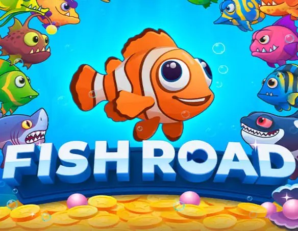 Fish Road game by InOut – logo hosted on Spinoloco Casino