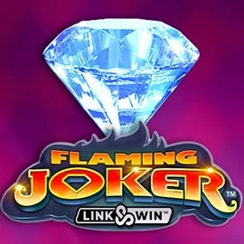 Flaming Joker Link and Win logo – Slots by Barstruck at Spinoloco Casino