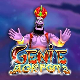 Genie Jackpots logo by Blueprint Gaming at Spinoloco Casino