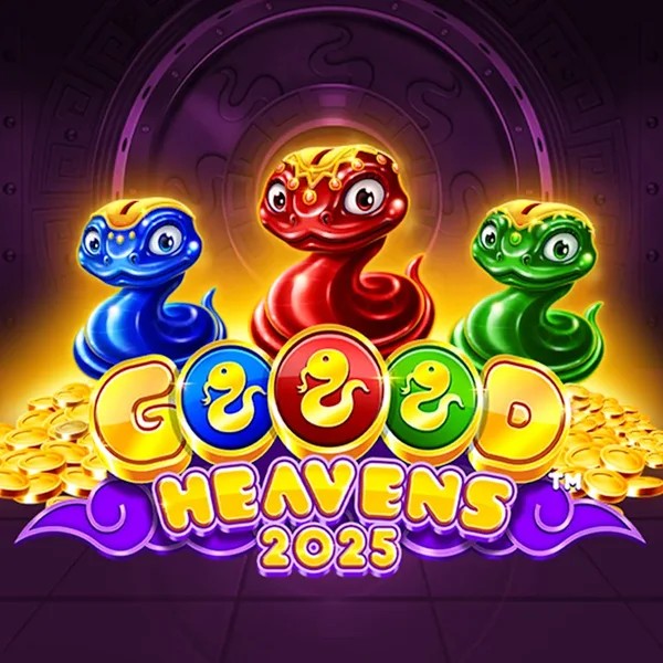 Slots logo of Goood Heavens from Rarestone Gaming at Spinoloco Casino