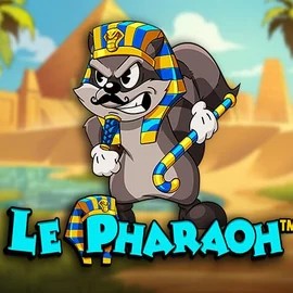 Le Pharaoh slot logo by Hacksaw Gaming at Spinoloco Casino