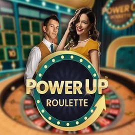 PowerUP Roulette slot logo by Pragmatic Play at Spinoloco Casino