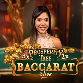 Official Live Casino logo: Prosperity Tree Baccarat by Evolution at Spinoloco Casino