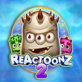 Reactoonz 2 online game logo by Play'n GO on sspinoloco.com