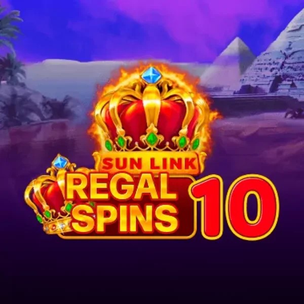 Regal Spins 10 by PatePlay, showcased at sspinoloco.com – game logo