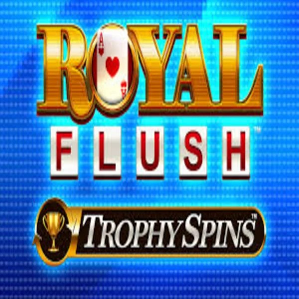 Royal Flush Trophy Spins game by Greentube – logo hosted on Spinoloco Casino