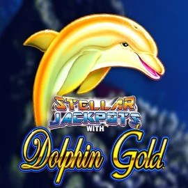 Enjoy Dolphin Gold with Stellar Jackpots by Lightning Box Game – logo hosted on sspinoloco.com