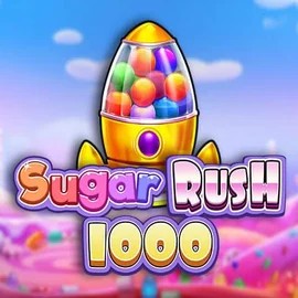 Sugar Rush 1000 slot logo by Pragmatic Play at Spinoloco Casino