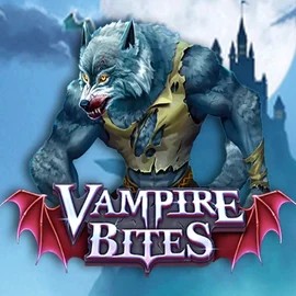Vampire Bites slot logo by Amusnet Interactive at Spinoloco Casino