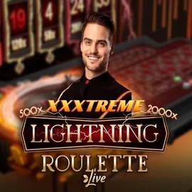 Official Live Casino logo: XXXtreme Lightning Roulette by Evolution at Spinoloco Casino